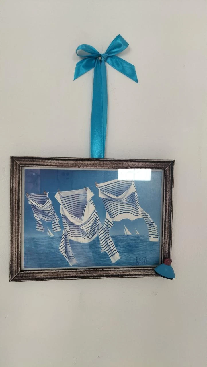 Moldura para pendurar: pintura a aquarela, marinheiras – photo 2